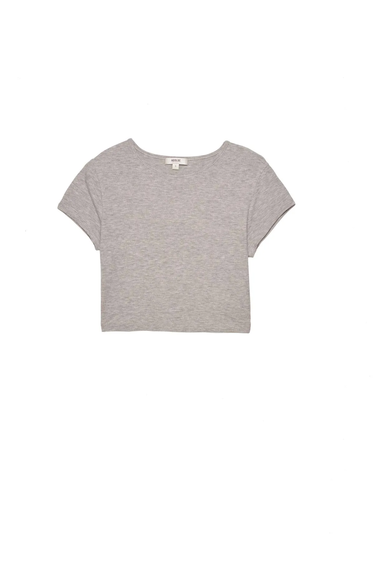 Agolde Savannah Tee - Grey Heather