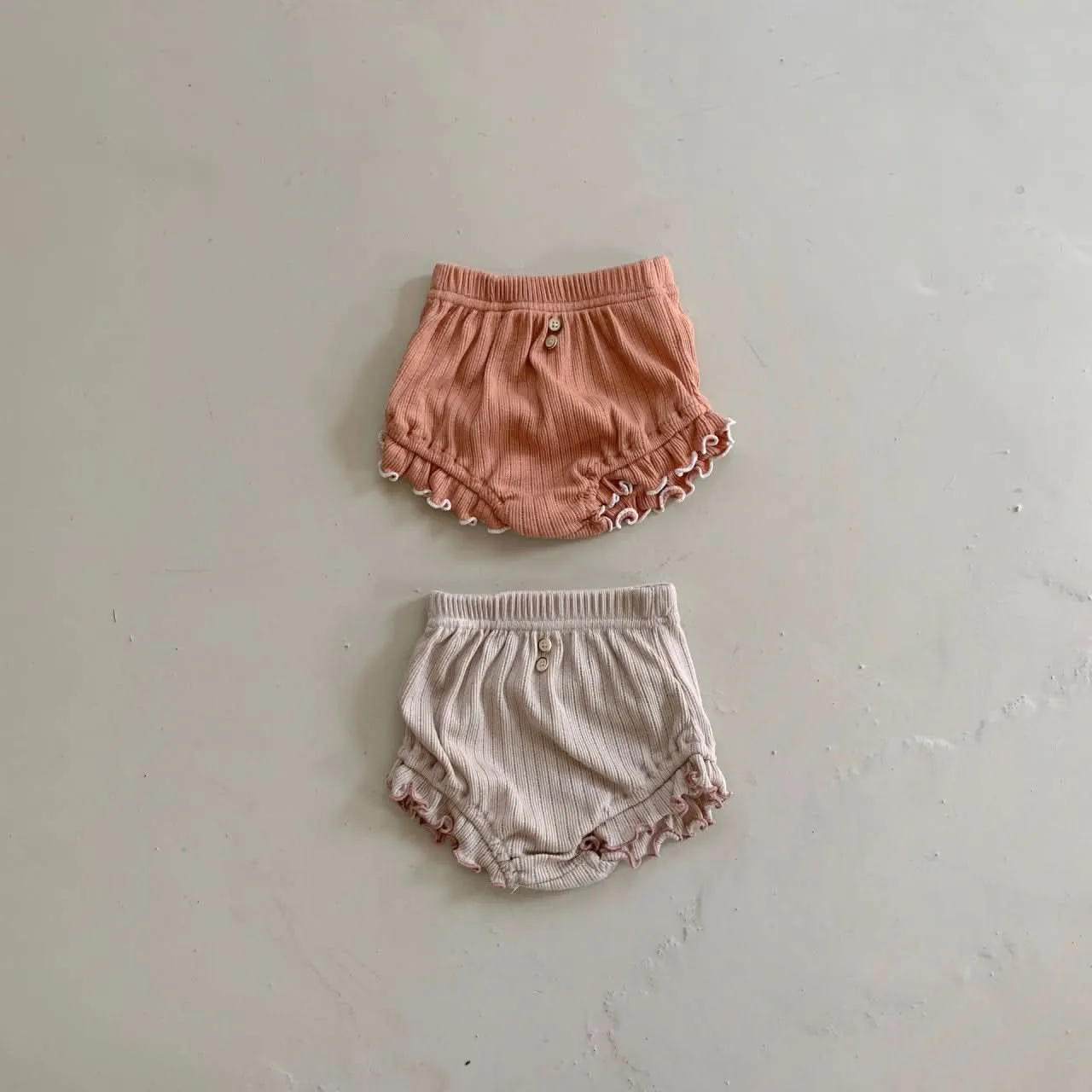Baby BH Lettuce Edge Bloomers (3-18m) - 2 Colors