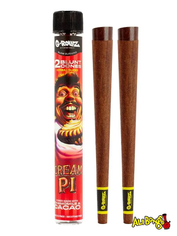 G-Rollz Cream Pi Herbal Blend Blunt Cone 2pk