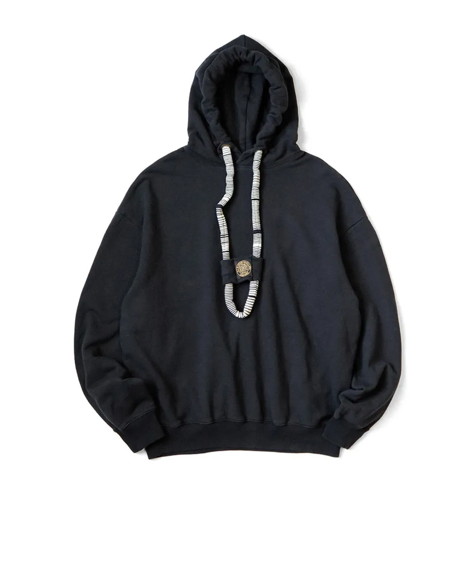 KAPITAL-30 SWT KNIT  DRAGON HOODIE SWT-BLACK-K2310LC100