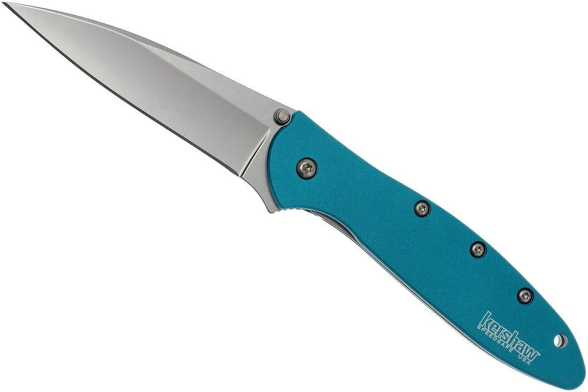 Kershaw Leek 1660TEAL plain edge, marine blue