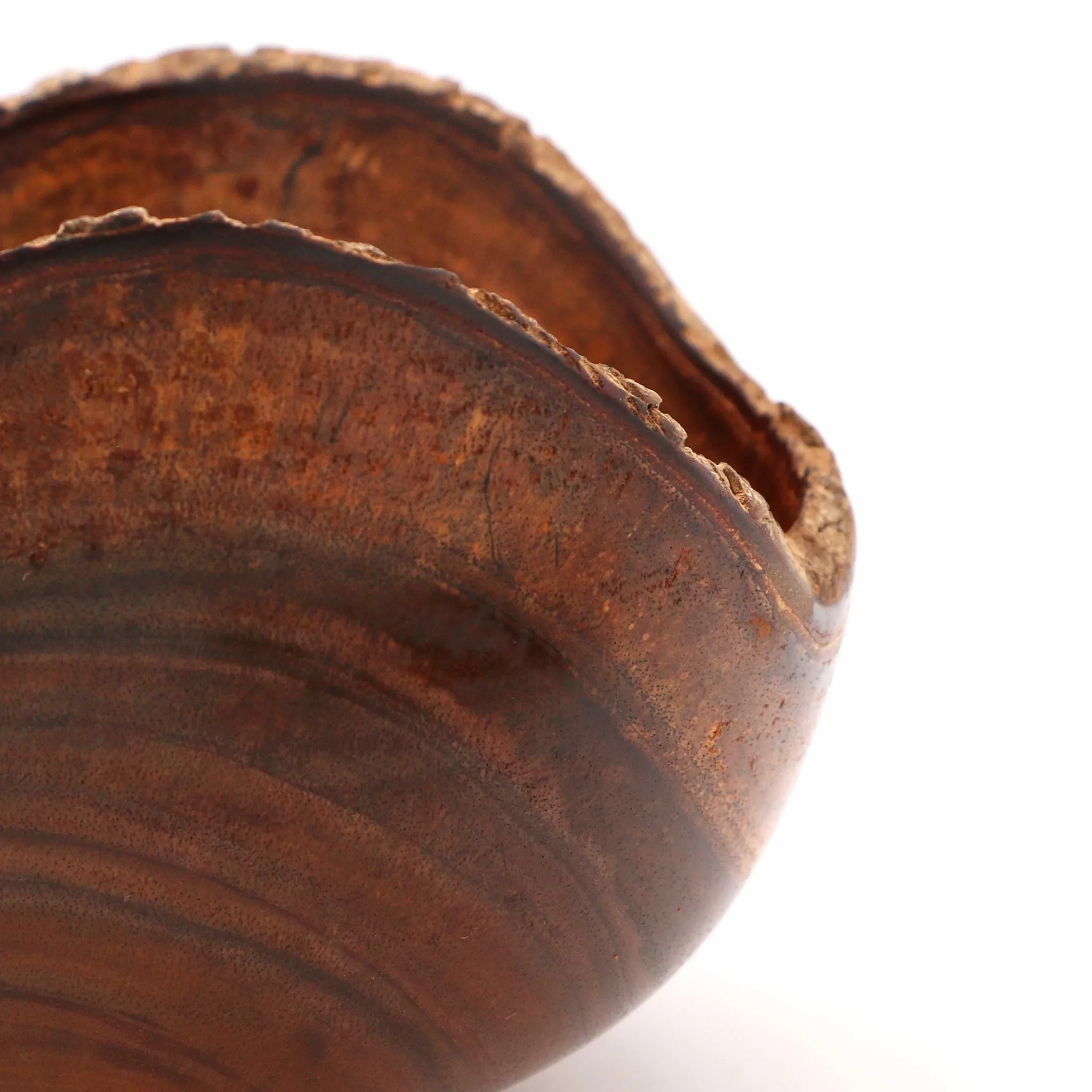 Live Edge Koa Wood Bowl #601 - Medium