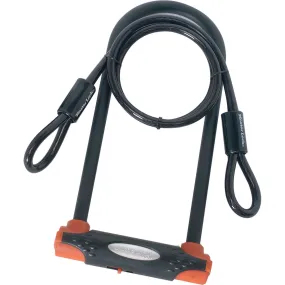 Master Lock High Security U Bar Bicycle Lock with Security Cable