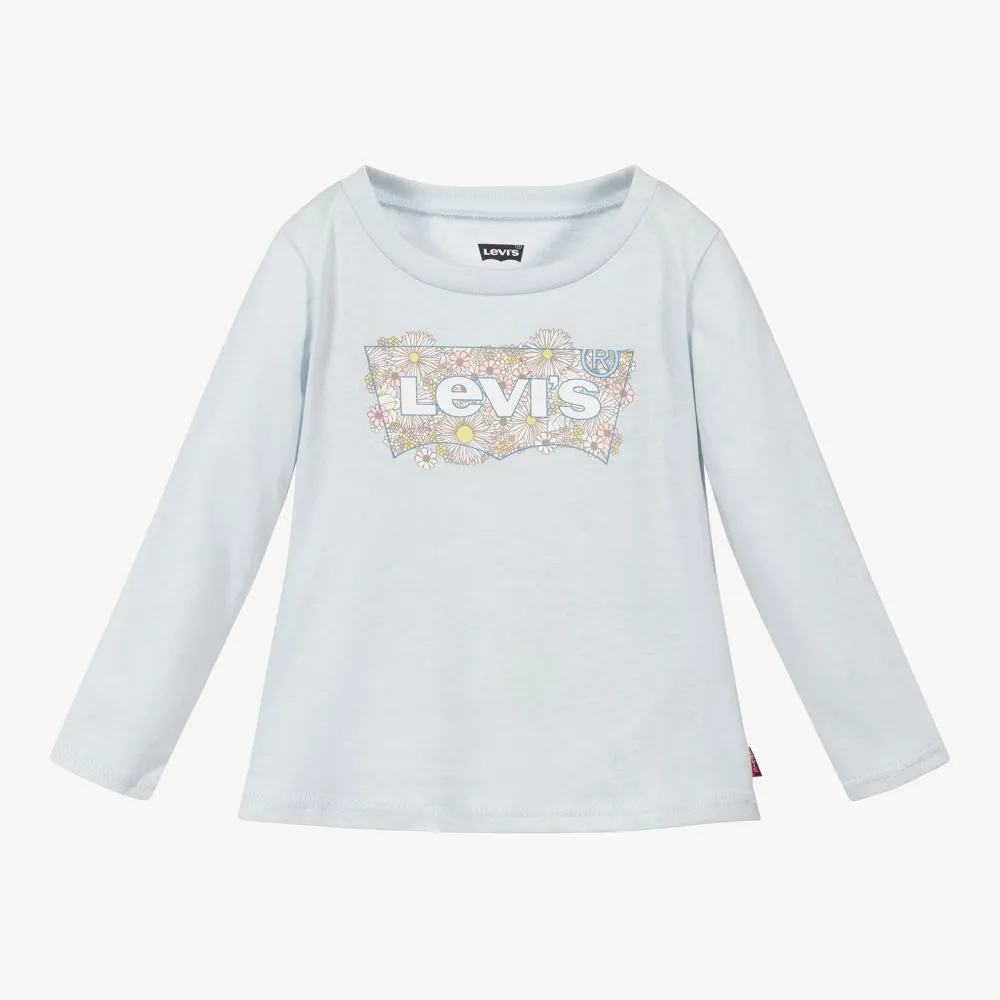 Pale Blue Logo Top