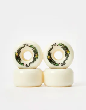 Powell Peralta Dragon Formula 93a White Skateboard Wheels - 58mm x 33mm