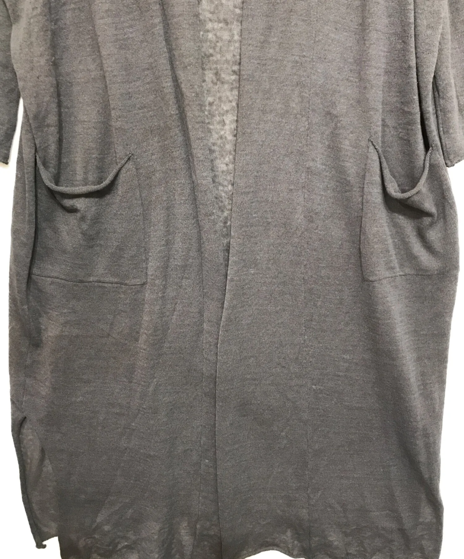 [Pre-owned] LIMI feu Linen-blend cardigan LG-K11-360