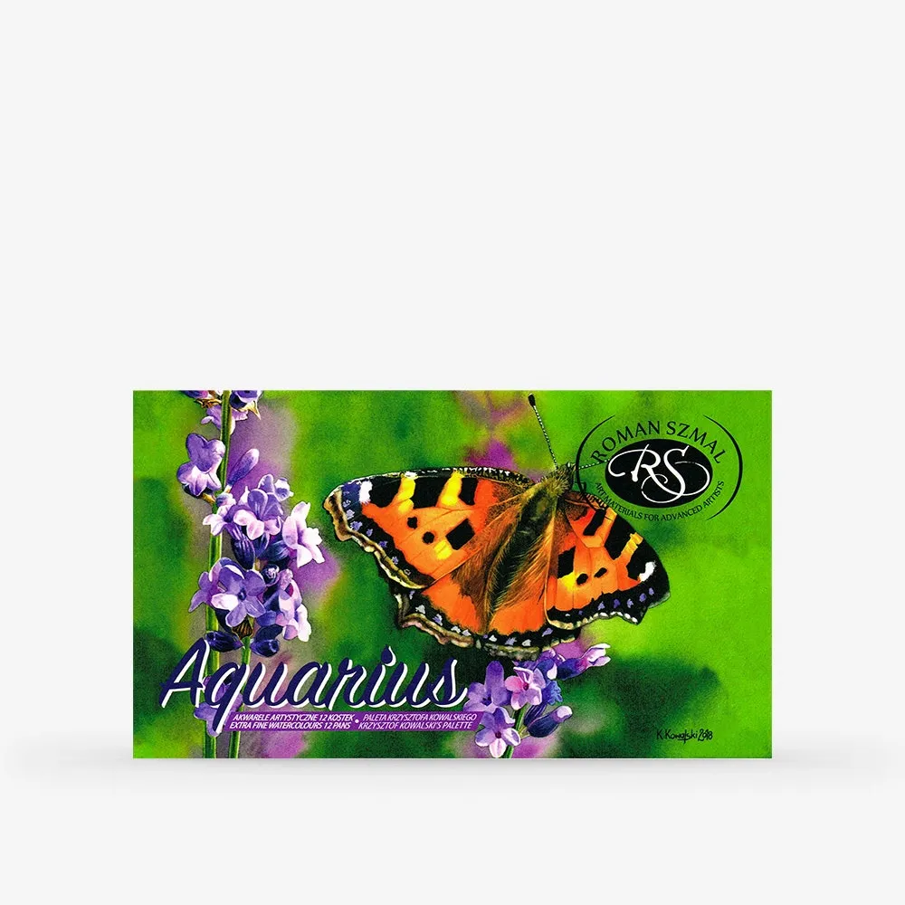 Roman Szmal : Aquarius : Watercolour Paint : Full Pan : Krzysztof Kowalski Master Set of 12