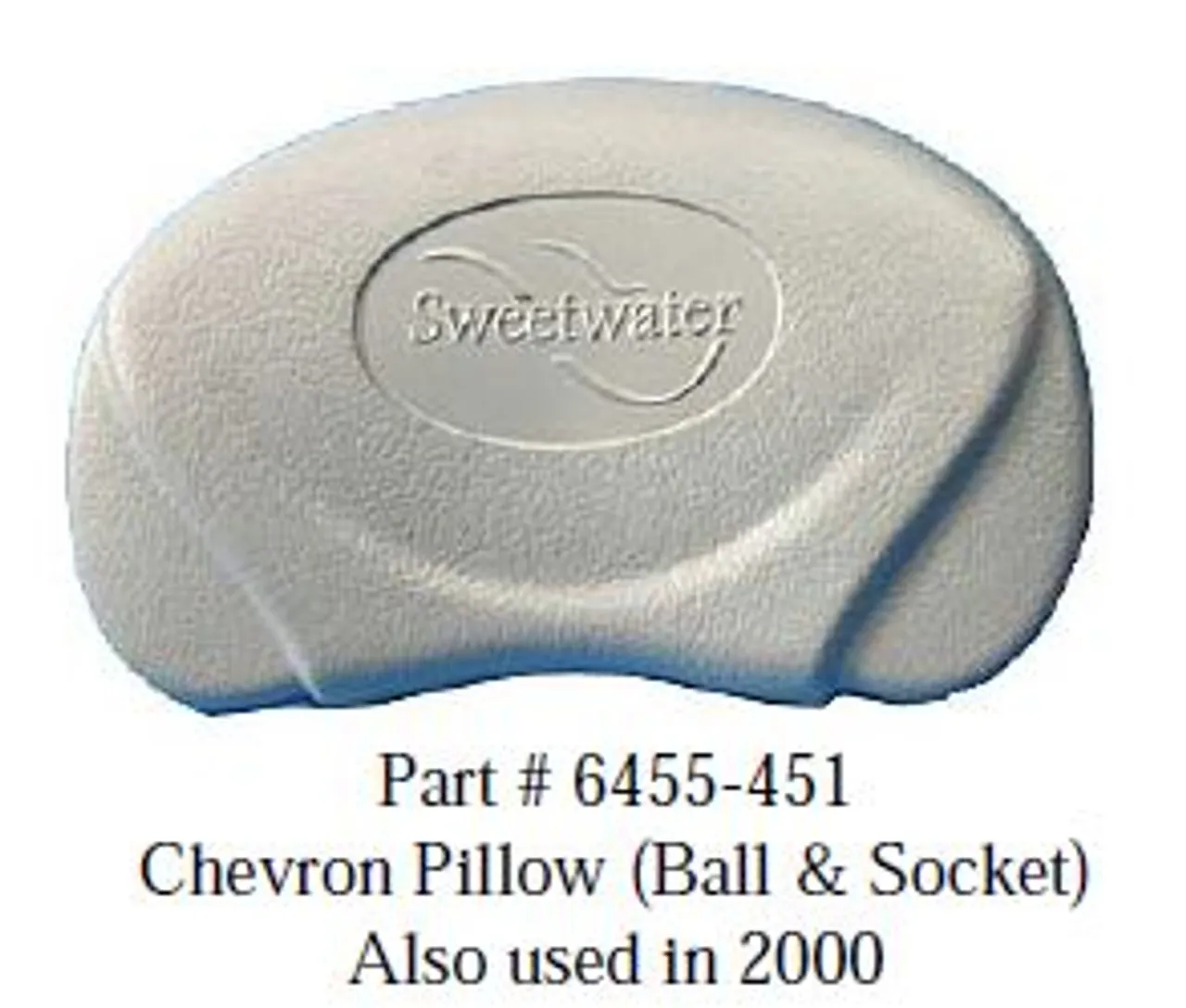 Sundance Spas Chevron Pillow 6455-451 Ball and Socket